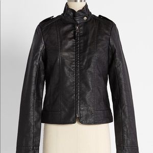 Faux Leather Jacket